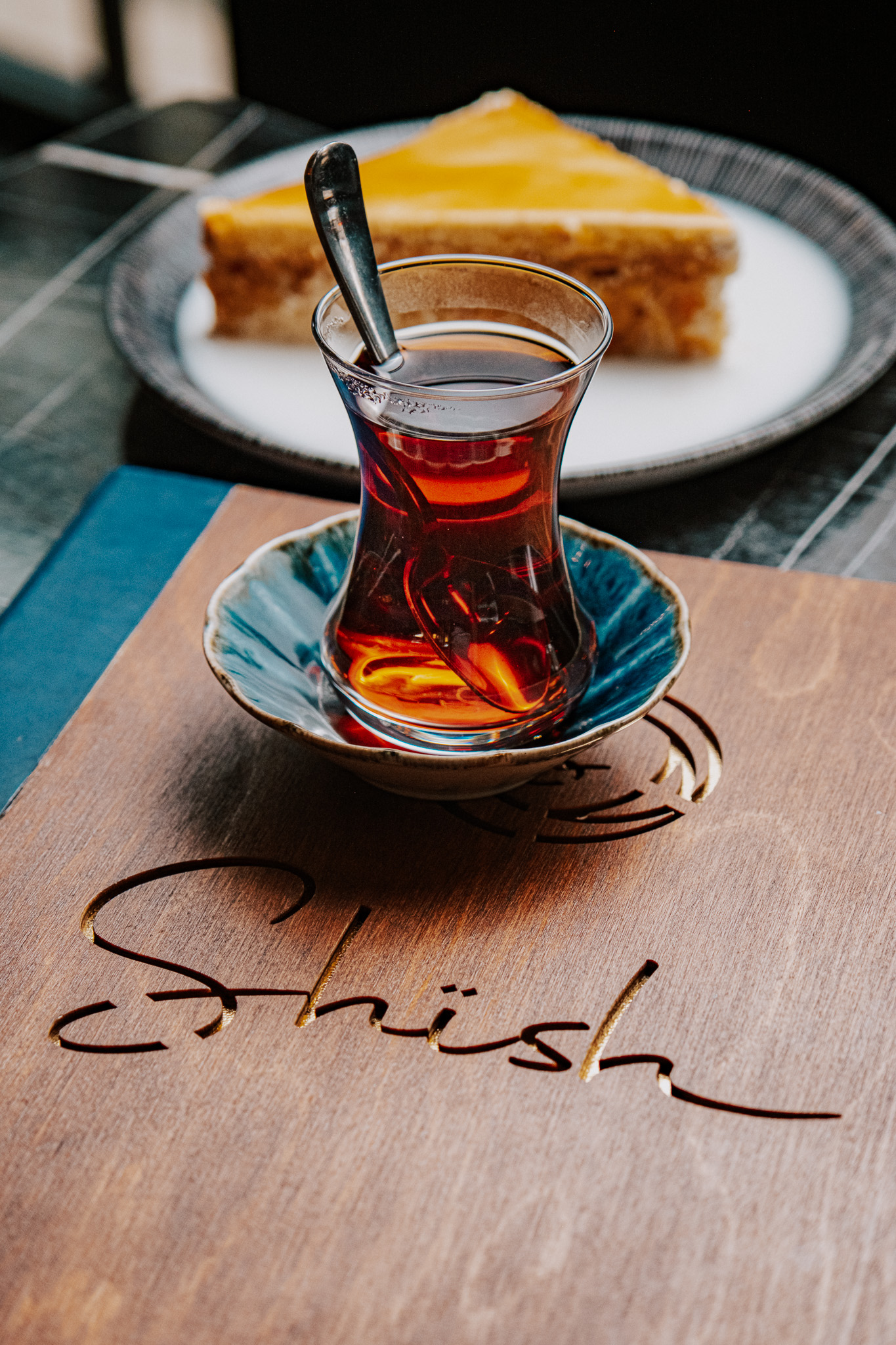Turkish tea at Shish Edinburgh